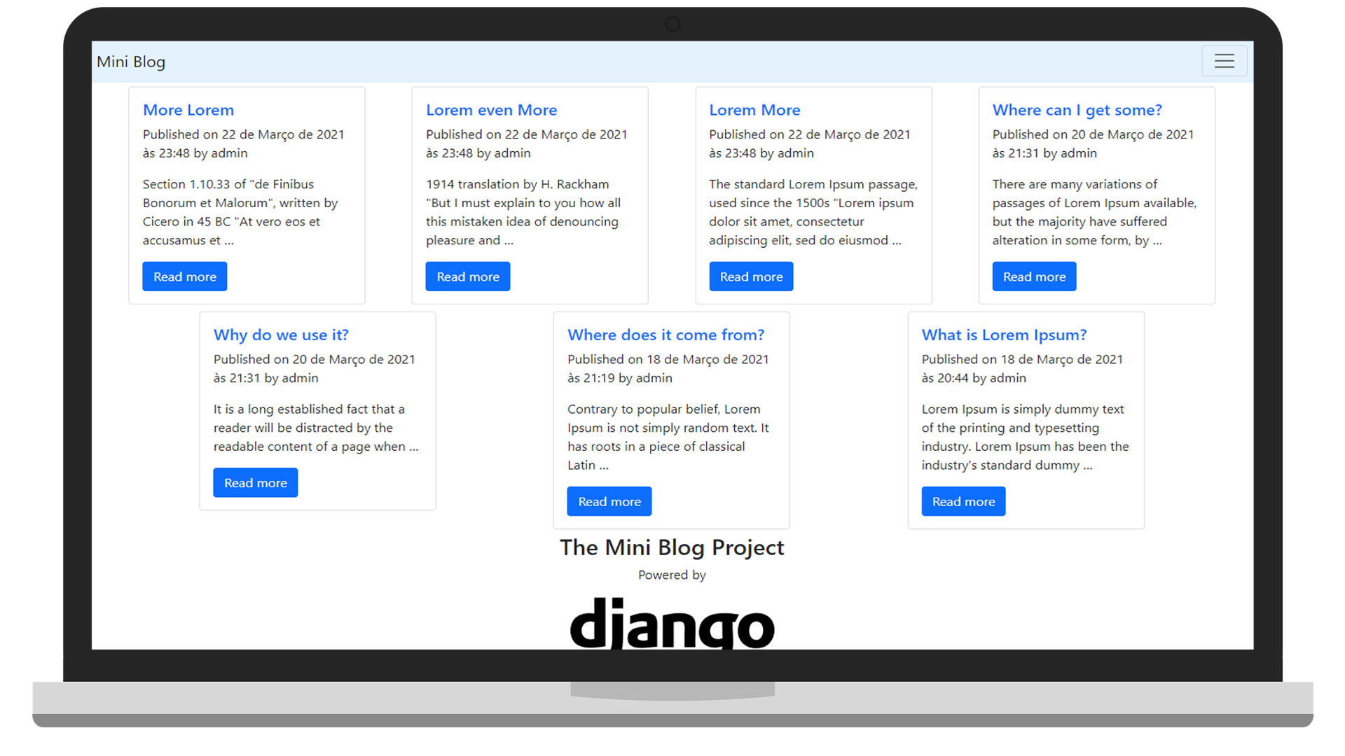 Django Mini Blog